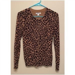 Animal Print Cardigan